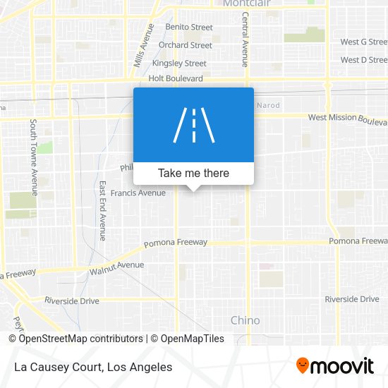 La Causey Court map