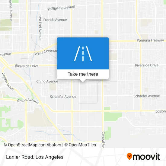 Lanier Road map