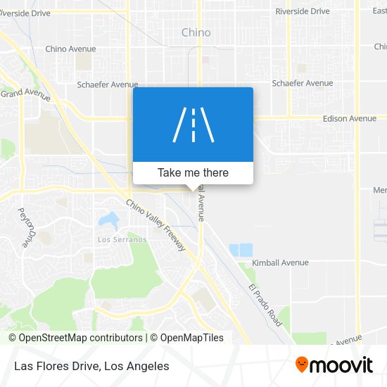 Mapa de Las Flores Drive