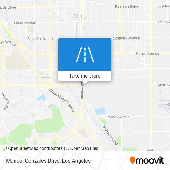 Manuel Gonzales Drive map