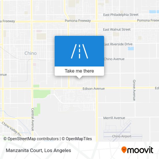 Manzanita Court map