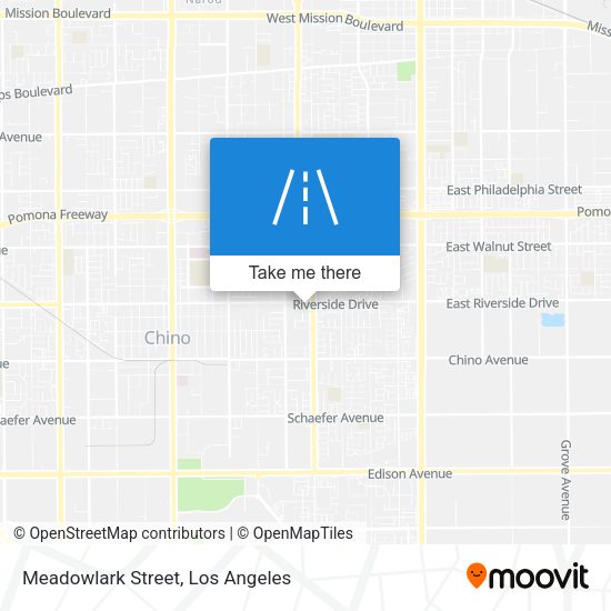Meadowlark Street map