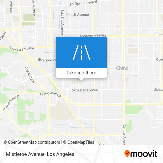 Mistletoe Avenue map