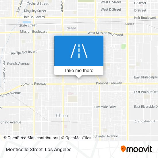 Mapa de Monticello Street