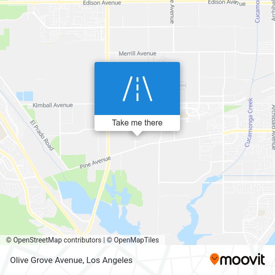 Mapa de Olive Grove Avenue