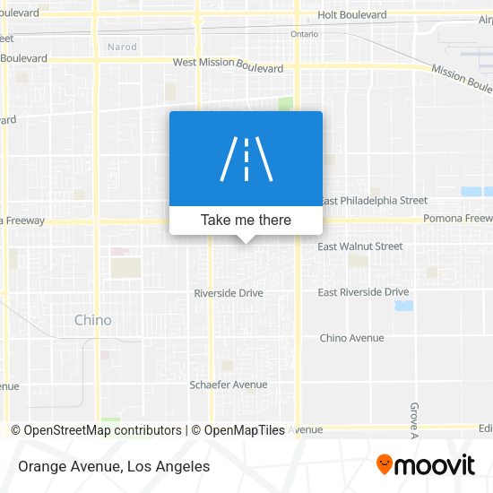 Mapa de Orange Avenue