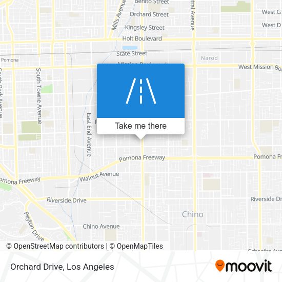 Mapa de Orchard Drive