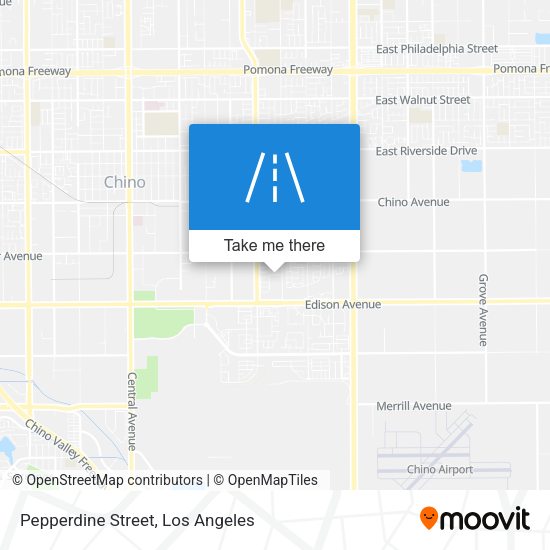 Mapa de Pepperdine Street