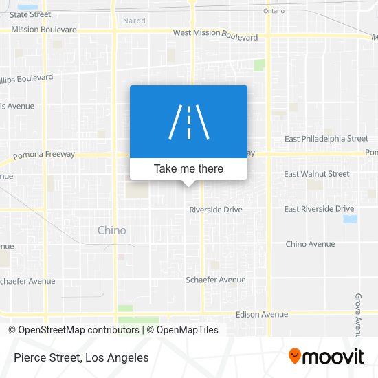Mapa de Pierce Street
