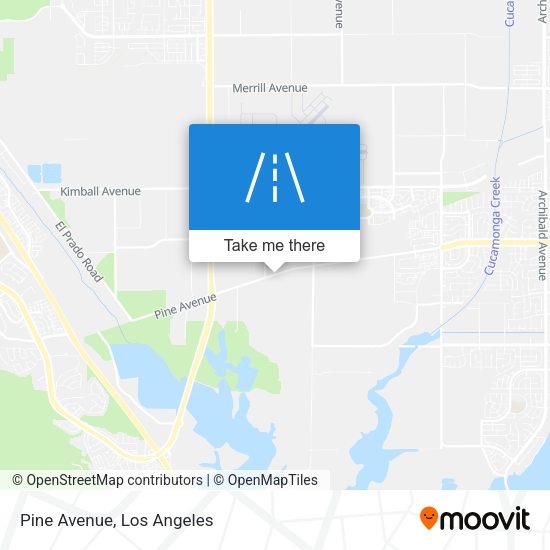 Mapa de Pine Avenue