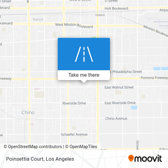 Poinsettia Court map