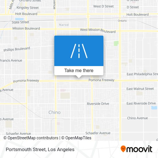Mapa de Portsmouth Street