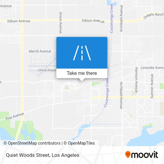 Quiet Woods Street map