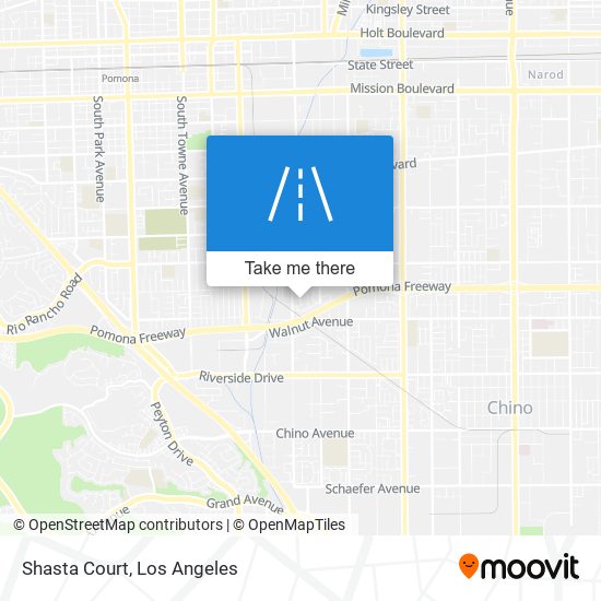 Mapa de Shasta Court