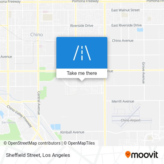 Sheffield Street map