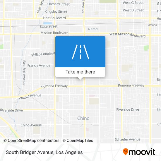 South Bridger Avenue map