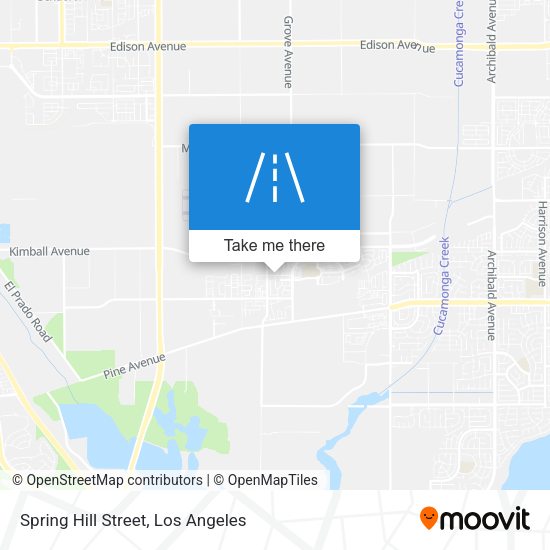Spring Hill Street map