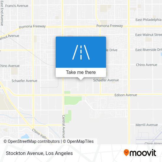 Mapa de Stockton Avenue