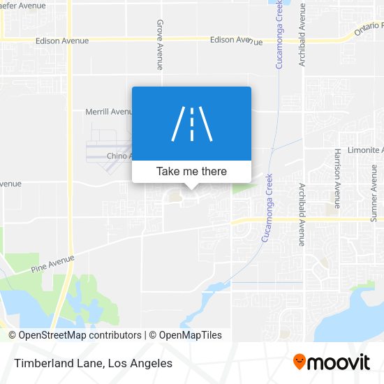 Timberland Lane map