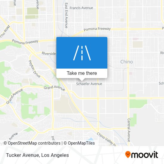 Tucker Avenue map