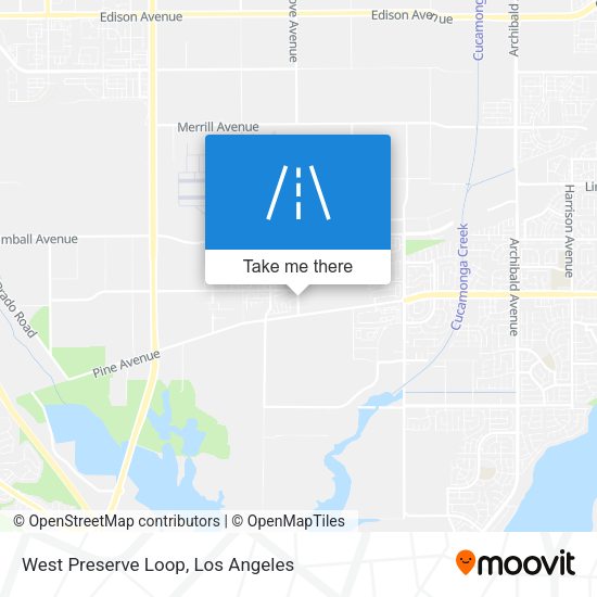 Mapa de West Preserve Loop