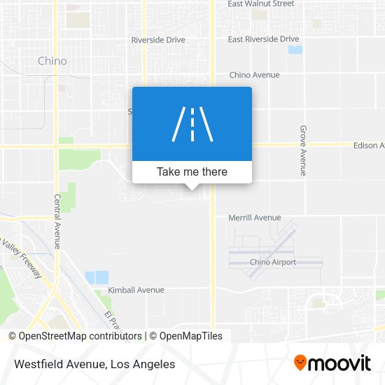 Westfield Avenue map