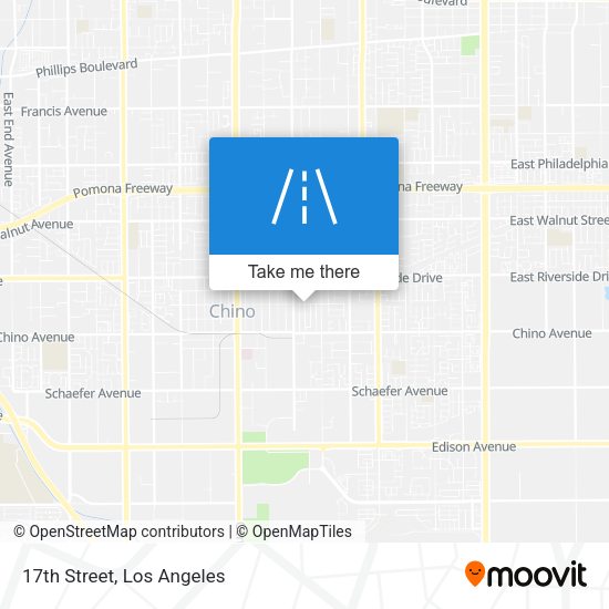Mapa de 17th Street