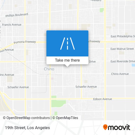 Mapa de 19th Street