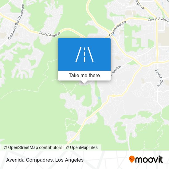 Avenida Compadres map