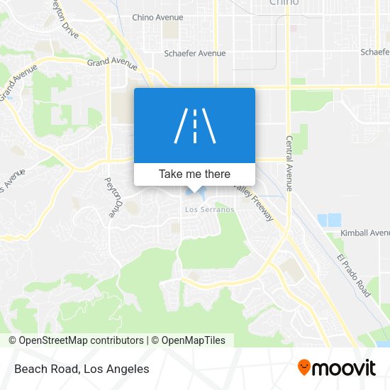 Mapa de Beach Road