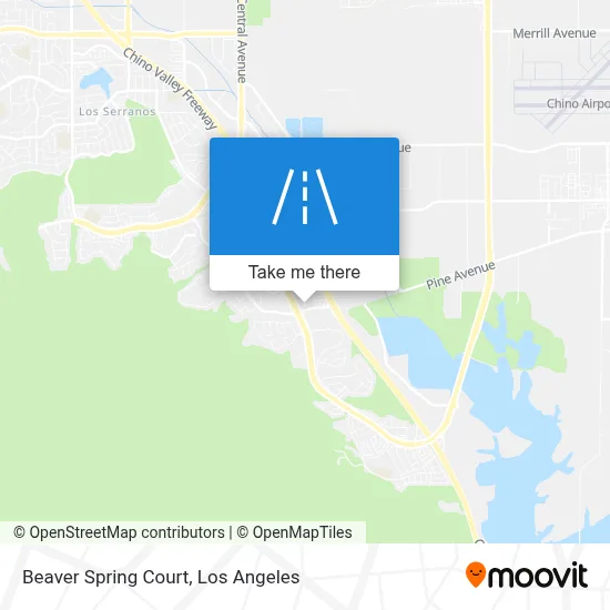 Beaver Spring Court map