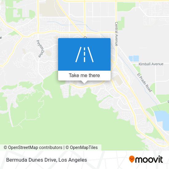 Mapa de Bermuda Dunes Drive
