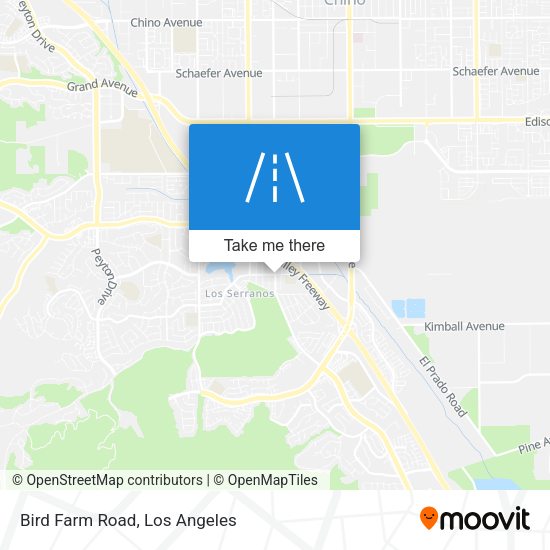 Mapa de Bird Farm Road