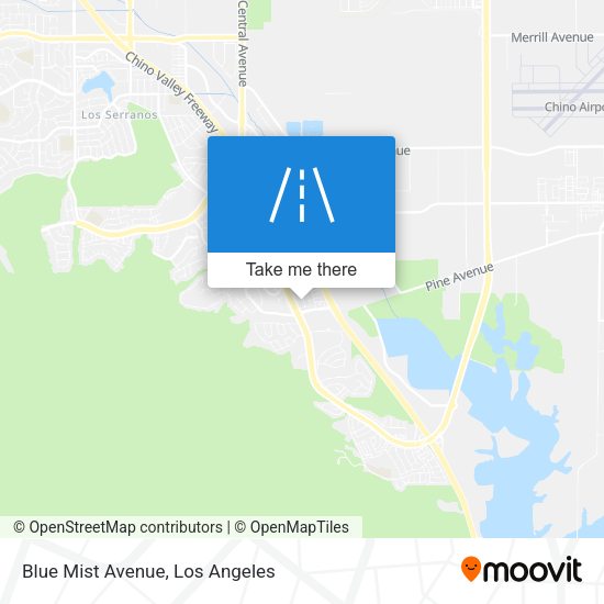 Mapa de Blue Mist Avenue