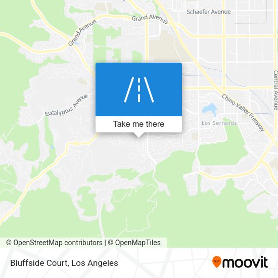 Mapa de Bluffside Court