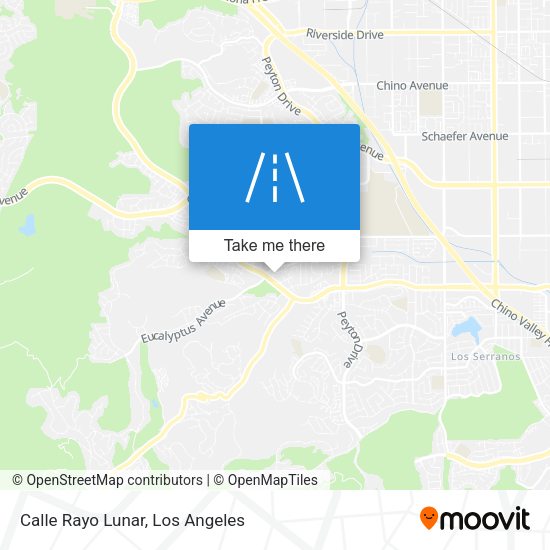 Mapa de Calle Rayo Lunar