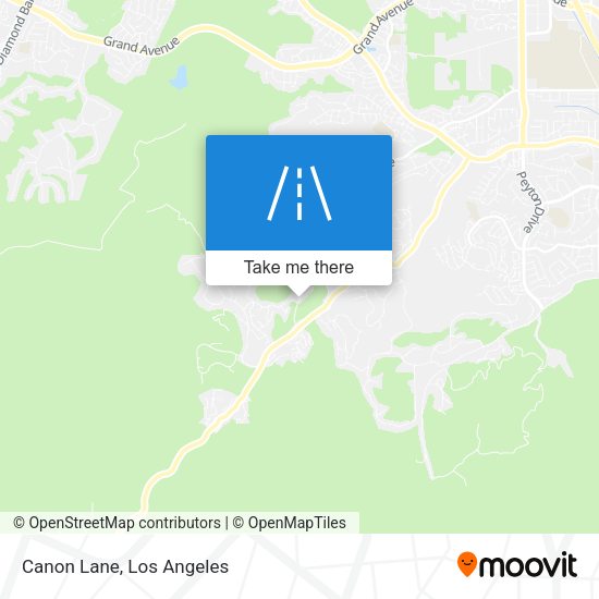 Mapa de Canon Lane