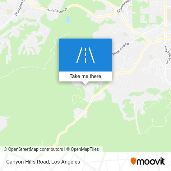 Mapa de Canyon Hills Road