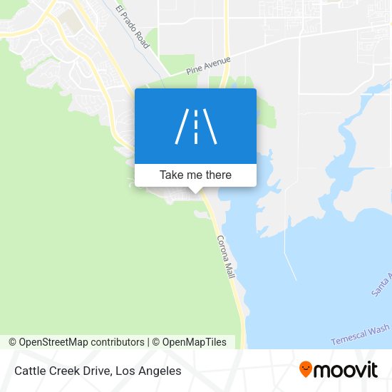 Mapa de Cattle Creek Drive