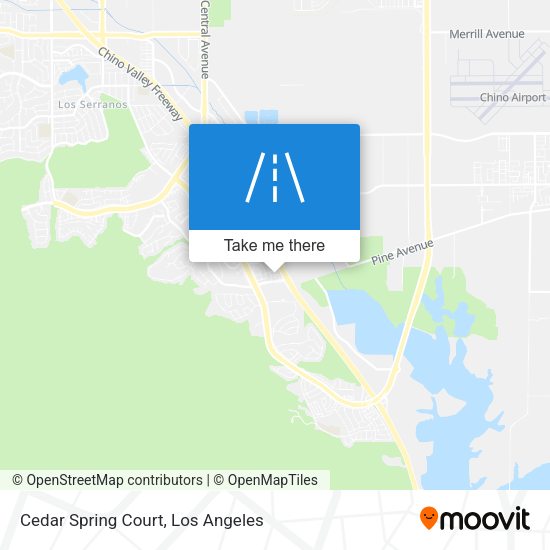 Mapa de Cedar Spring Court