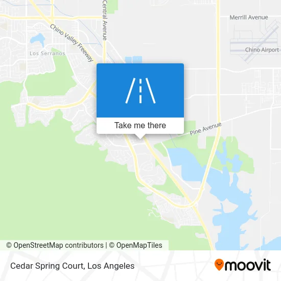 Cedar Spring Court map