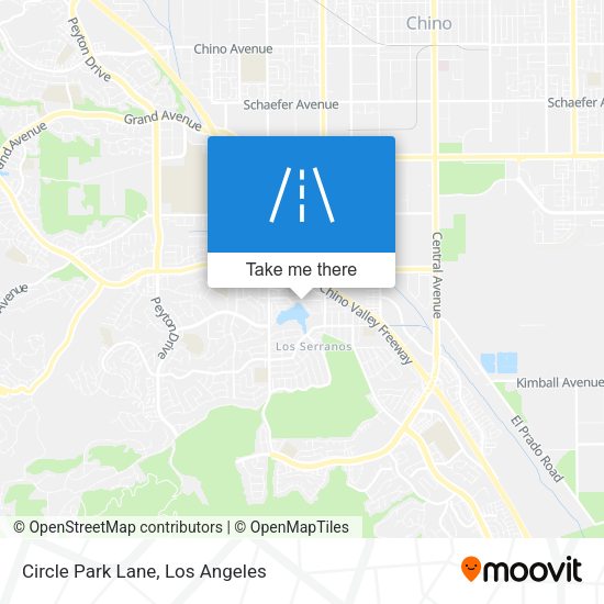 Circle Park Lane map
