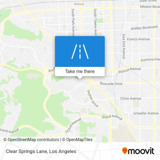Mapa de Clear Springs Lane