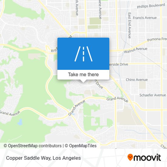 Mapa de Copper Saddle Way