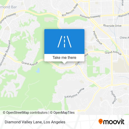 Diamond Valley Lane map