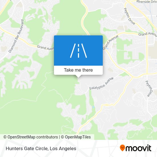 Hunters Gate Circle map