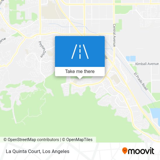 Mapa de La Quinta Court