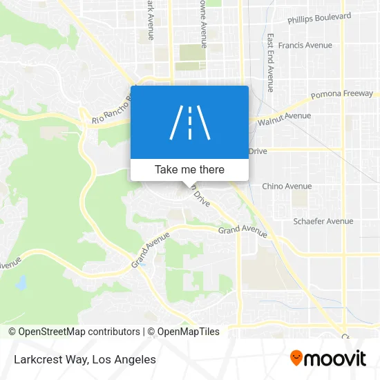Larkcrest Way map