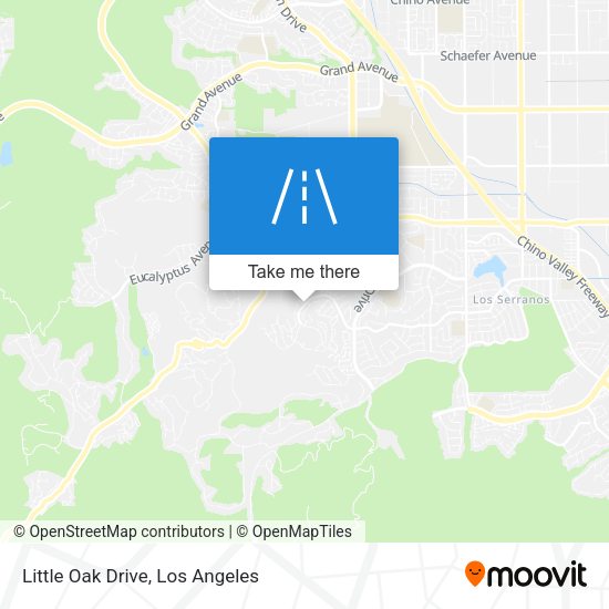 Little Oak Drive map