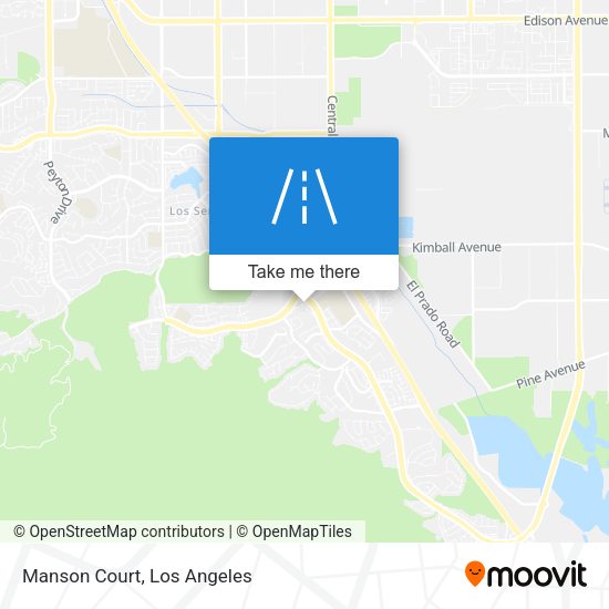 Mapa de Manson Court